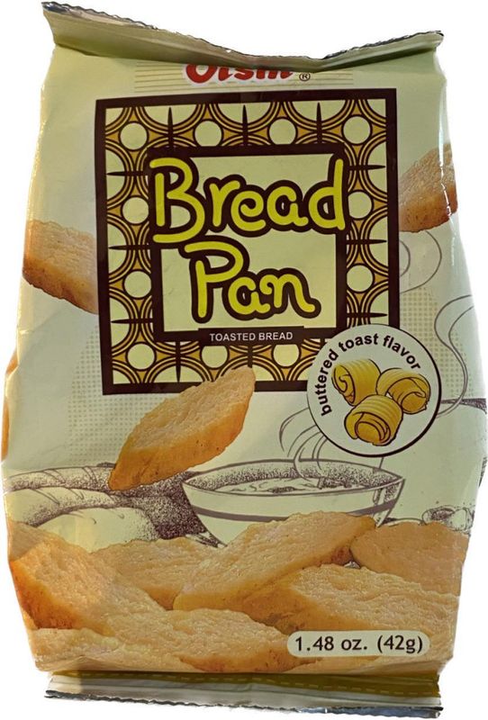 Oishi Bread Pan Buttered Toasted 42g.
