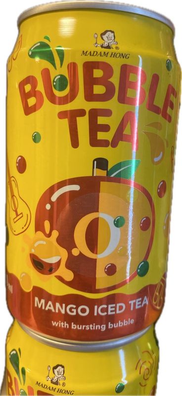 MADAM HONG Mango Bubble Tea 320ml.