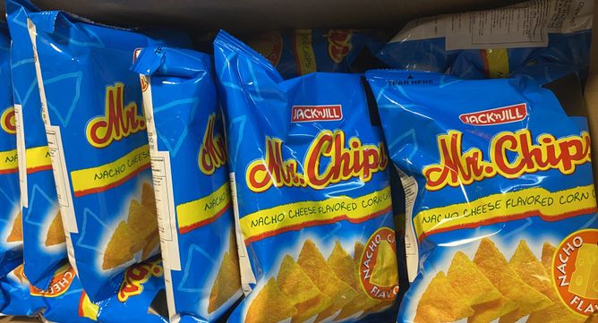 Hovedbilde Mr.Chips Nacho Cheese 100g