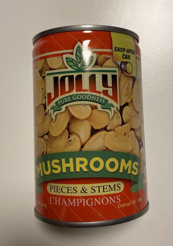 Jolly Mushroom Pieces & Stem 284g