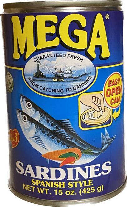 Hovedbilde MEGA Sardines Spanish Style Hot 425g